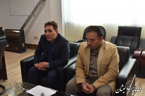 نشست هماهنگی احداث بازارچه در مرکز شهرستان گمیشان برگزار شد