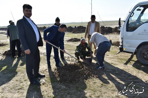 عملیات اجرایی بوستان محلی یک هکتاری سیمین شهر آغاز شد