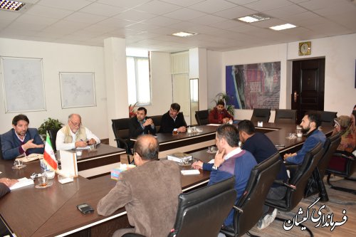 جلسه بررسی وضعیت واحدهای اقامتی شهرستان گمیشان برگزار شد