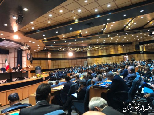 حضورفرماندار گمیشان در همایش فرمانداران سراسر کشور