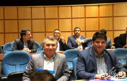 حضورفرماندار گمیشان در همایش فرمانداران سراسر کشور
