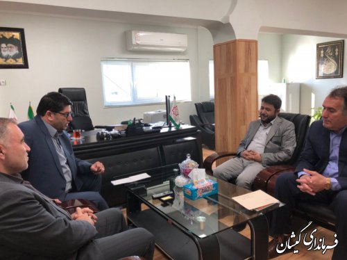 دیدار فرماندار گمیشان با مدیرکل راه و شهرسازی استان