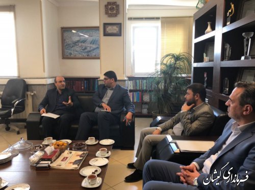 دیدار فرماندار گمیشان با مدیرکل مالیاتی استان