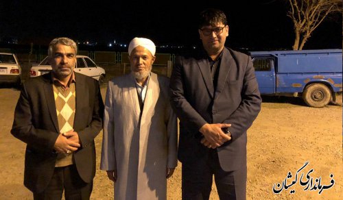 دیدار فرماندار و فرمانده انتظامی با مدیر حوزه علمیه محله قارقی سیمین شهر