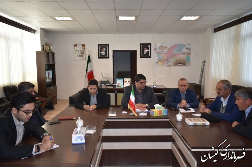 جلسه بررسی وضعیت لایروبی کانال های شهرستان برگزار شد