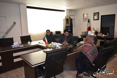 ملاقات عمومی فرماندار گمیشان با مردم شهرستان برگزار شد