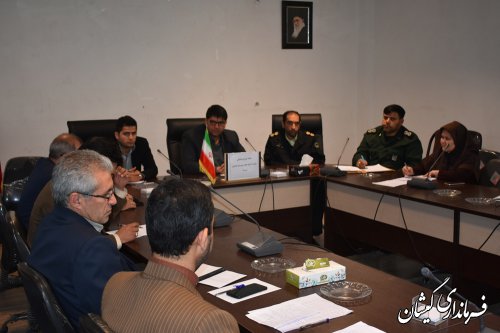 یازدهمین جلسه شورای هماهنگی مبارزه با مواد مخدر شهرستان گمیشان برگزار شد