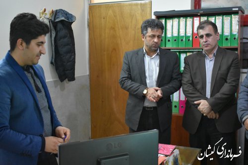 بازدید معاون فرماندارگمیشان از بنیاد شهیدوامورایثارگران شهرستان