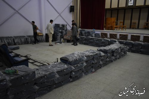 بازدید فرماندار گمیشان ازتجهیز سالن اجتماعات کتابخانه مرکزی شهرستان