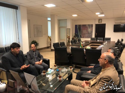 دیدار رئیس سازمان شیلات کشور با فرماندار گمیشان