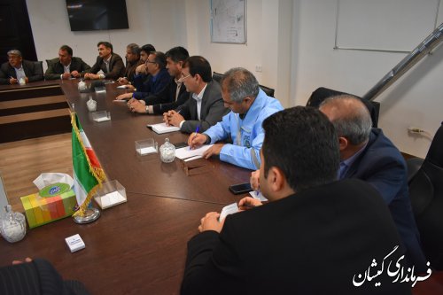 جلسه اضطراری شورای هماهنگی مدیریت بحران شهرستان گمیشان برگزارشد