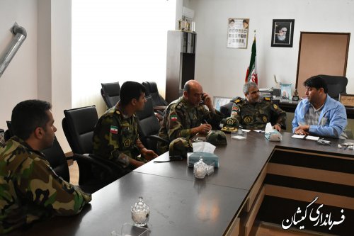 اعزام نیرو وتجهیزات لجستیکی ارتش به شهرستان گمیشان