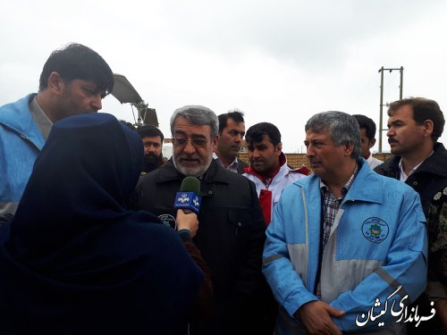 وزیر کشور آخرین وضعیت شهرستان گمیشان را بررسی کرد