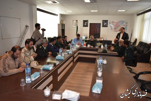 فرماندارگمیشان تسریع بخشیدن برهدایت آب وبرقراری مسیردسترسی راخواستارشد