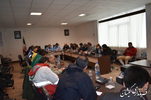 جلسه شورای هماهنگی مدیریت بحران استان درگمیشان برگزار شد