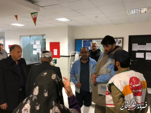 بازدید فرماندار از مراکز خدماتی ودرمانی بسیج جامعه پزشکی مرکز شهرستان