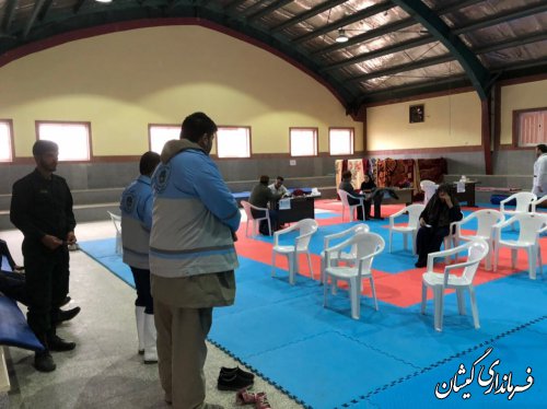 بازدید فرماندار از مراکز خدماتی ودرمانی بسیج جامعه پزشکی مرکز شهرستان