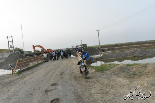 فرماندار گمیشان از کانال محیط بانی بازدید کرد