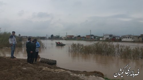 فرماندار گمیشان از چند روستای شهرستان بازدید کرد