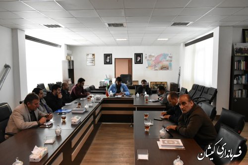 جلسه ستادبازسازی واحدهای مسکونی خسارت دیده گمیشان برگزار شد