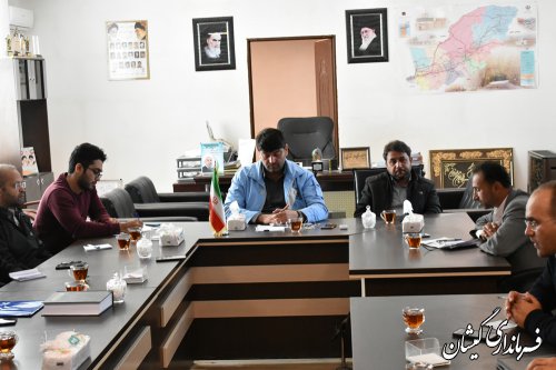 جلسه ستادبازسازی واحدهای مسکونی خسارت دیده گمیشان برگزار شد