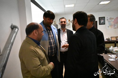 مدیرکل کمیته امدادامام(ره) استان خراسان رضوی بافرماندارگمیشان دیدارکرد