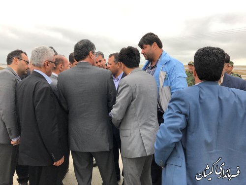 رئیس و اعضای کمیسیون کشاورزی مجلس از شهرستان گمیشان بازدید کردند
