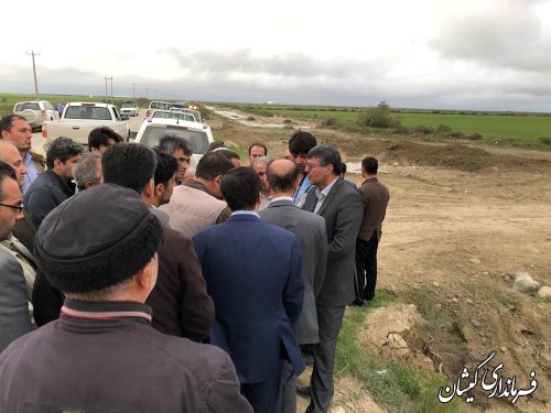 رئیس و اعضای کمیسیون کشاورزی مجلس از شهرستان گمیشان بازدید کردند