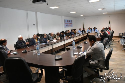 جلسه شورای هماهنگی مدیریت بحران شهرستان گمیشان برگزار شد