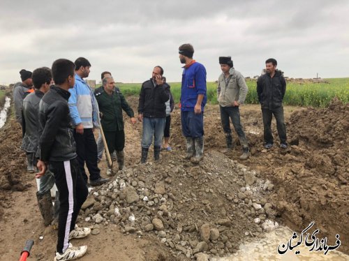 بازدیدفرماندارازعملیات اجرایی مسیردسترسی زمینی محله مختومقلی قرنجیک خواجه خان