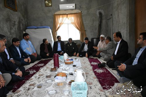 دیدارمدیرعامل خبرگزاری ایرناباخانواده شهیدخدمت سلیم صوفیانی