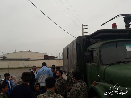 بازدید فرماندار گمیشان از ضدعفونی معابرسطح شهرگمیش تپه