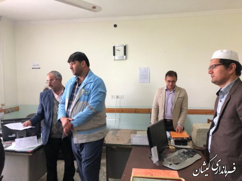 بازدید فرماندار گمیشان از جهاد کشاورزی شهرستان