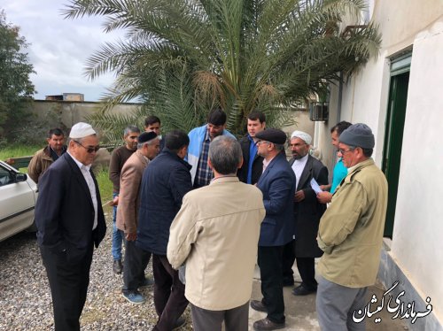 بازدید فرماندار گمیشان از جهاد کشاورزی شهرستان