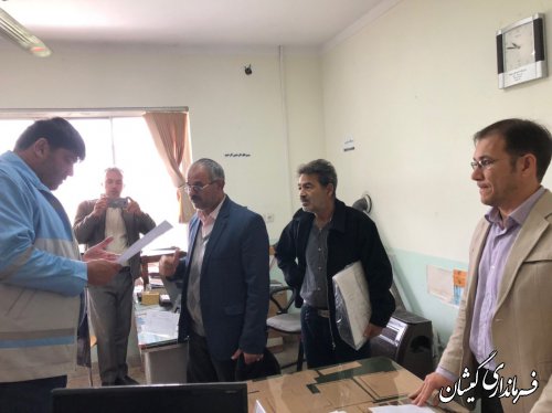 بازدید فرماندار گمیشان از جهاد کشاورزی شهرستان