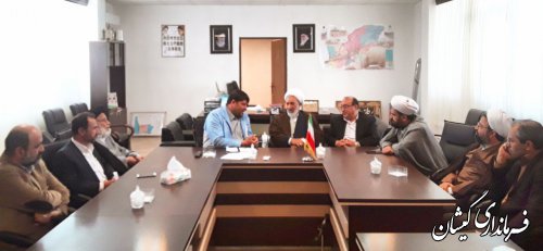 نشست هماهنگی قائم مقام نماينده ولي فقيه در بنياد مسكن كشوروفرماندارگمیشان
