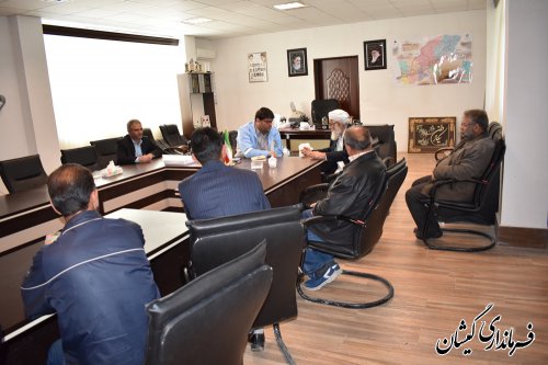 ملاقات عمومی فرماندارگمیشان بامردم شهرستان برگزار شد