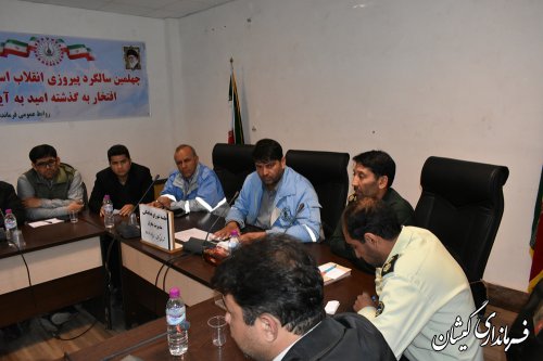 کلیه دستگاه های سطح شهرستان در آماده باش کامل باشند