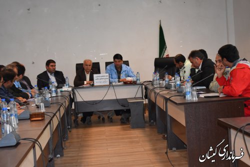 جلسه هماهنگی بازسازی و نوسازی واحدهای مسکونی گمیشان برگزار شد