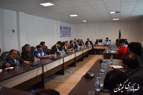 جلسه هماهنگی بازسازی و نوسازی واحدهای مسکونی گمیشان برگزار شد