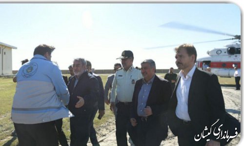 وزیرکشور وارد شهرستان گمیشان شد