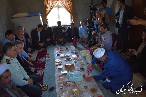 دیدار وزیر کشور باخانواده شهیدخدمت سلیم صوفیانی