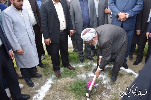 آغاز عملیات اجرایی ساخت فضاهای آموزشی آسیب دیده ازسیل در گمیشان برگزار شد