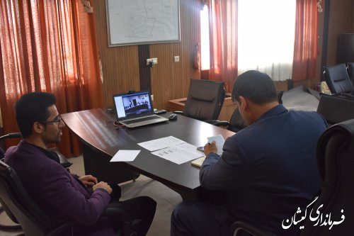 اولین جلسه ویدئو کنفرانس استانی انتخابات به ریاست معاون استاندار