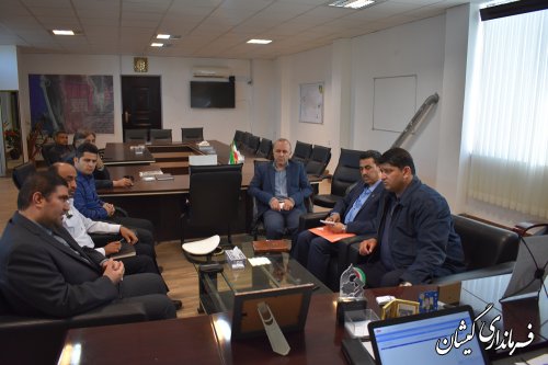 دیدارمدیرکل بنیادمسکن انقلاب اسلامی استان گیلان با فرماندار گمیشان