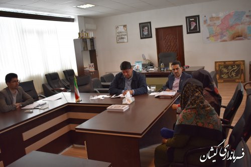 ملاقات عمومی فرماندار گمیشان با مردم شهرستان برگزار شد