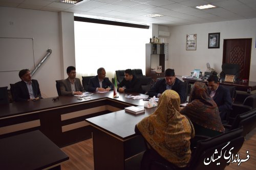 ملاقات عمومی فرماندار گمیشان با مردم شهرستان برگزار شد