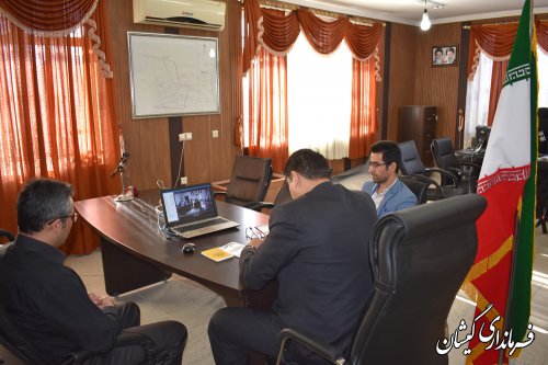 دومین جلسه ویدئو کنفرانس استانی انتخابات به ریاست معاون استاندار