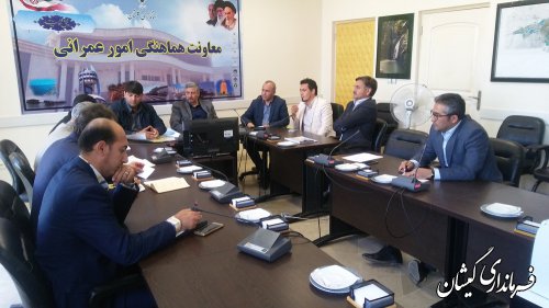 نشست هماهنگی فرماندار گمیشان با سرپرست استانداری