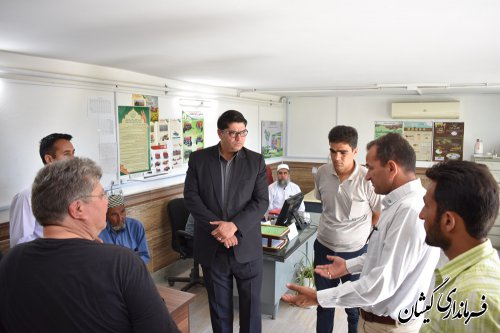 بازدید فرماندار گمیشان از مدیریت جهاد کشاورزی شهرستان